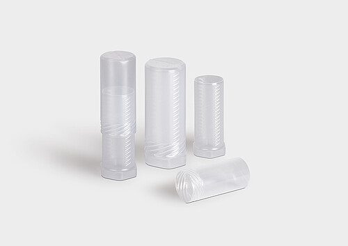 A group of packaging tubes TwistPack Plus.